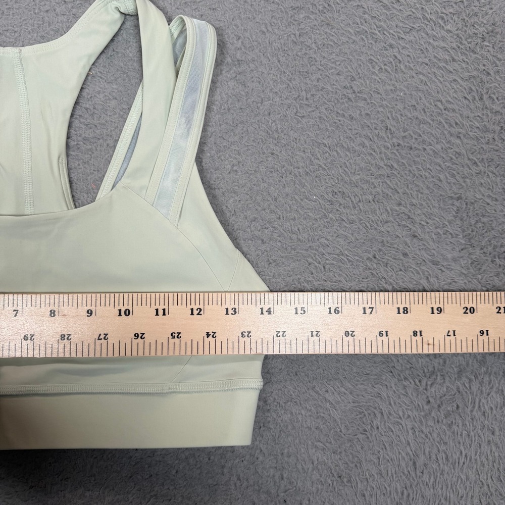 Lululemon Mint Green Multi Strap Racerback Sports Bra Size 8 W2BSJS - Picture 7 of 9